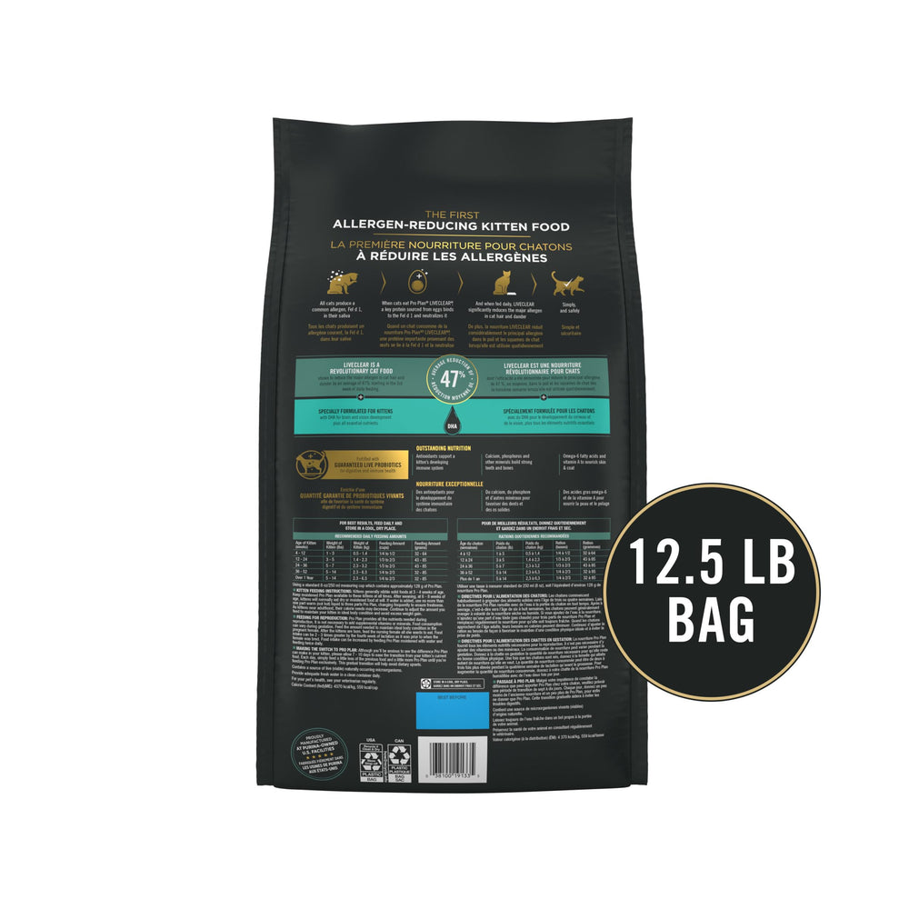 Probióticos vivos en LiveClear para digestión e inmunidad del gatito