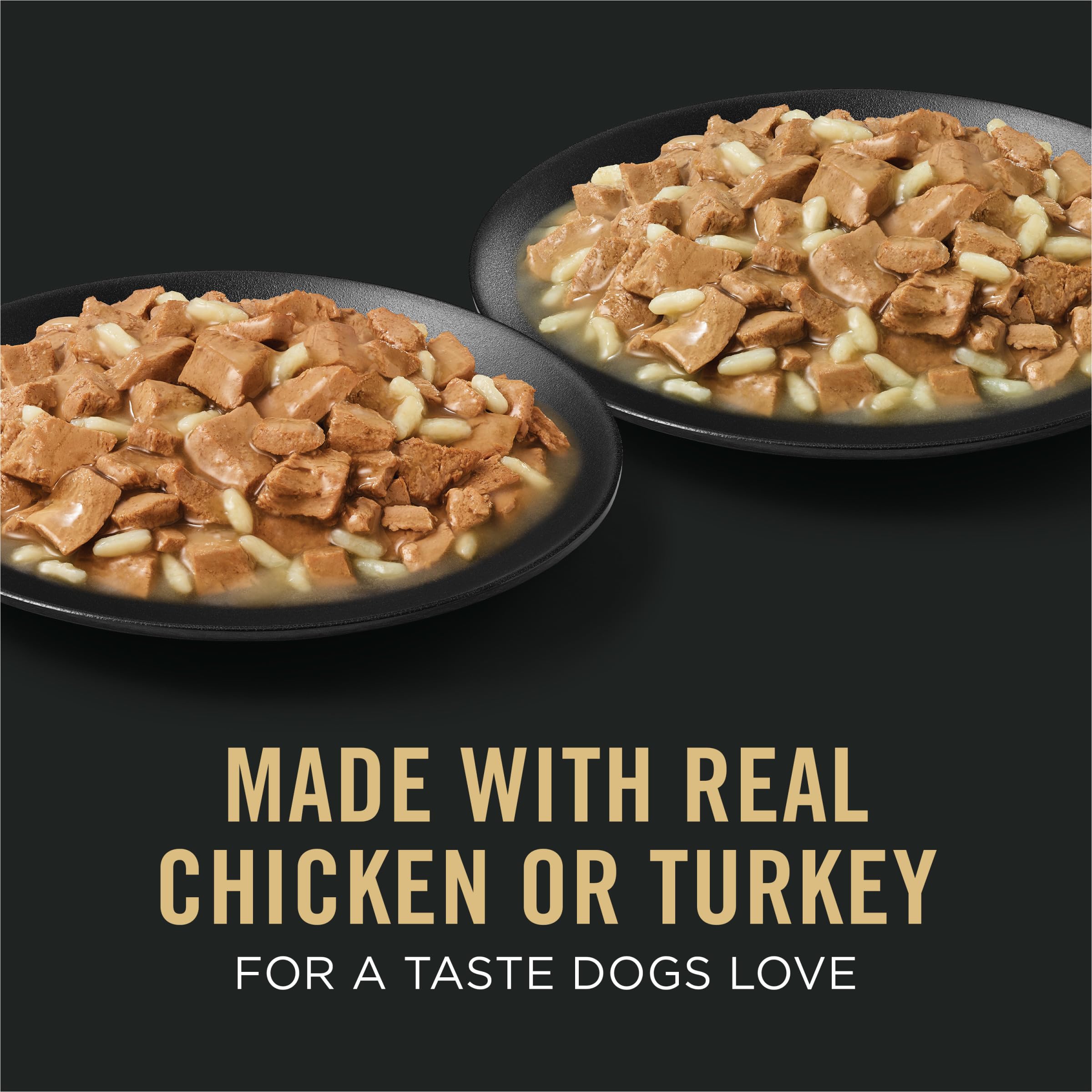 Purina Pro Plan, Paquete variado de 12 latas para perros adultos.