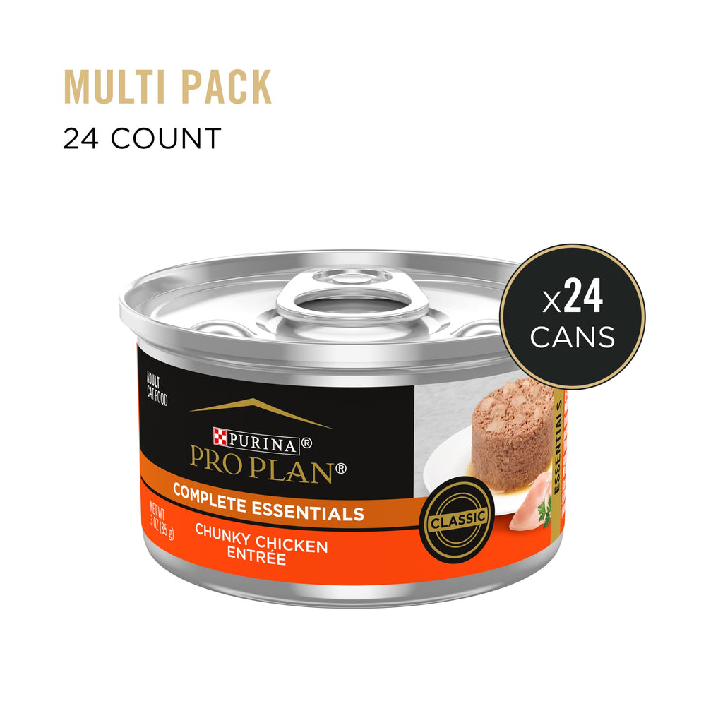 Purina Pro Plan Pate-pack-24-latas: suministro confiable para la dieta diaria.
