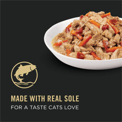 Purina Pro Plan Paté, textura suave con lenguado y verduras