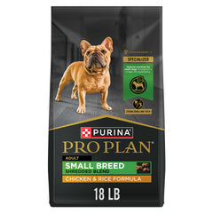 Purina Pro Plan para razas pequeñas con pollo real como ingrediente principal.