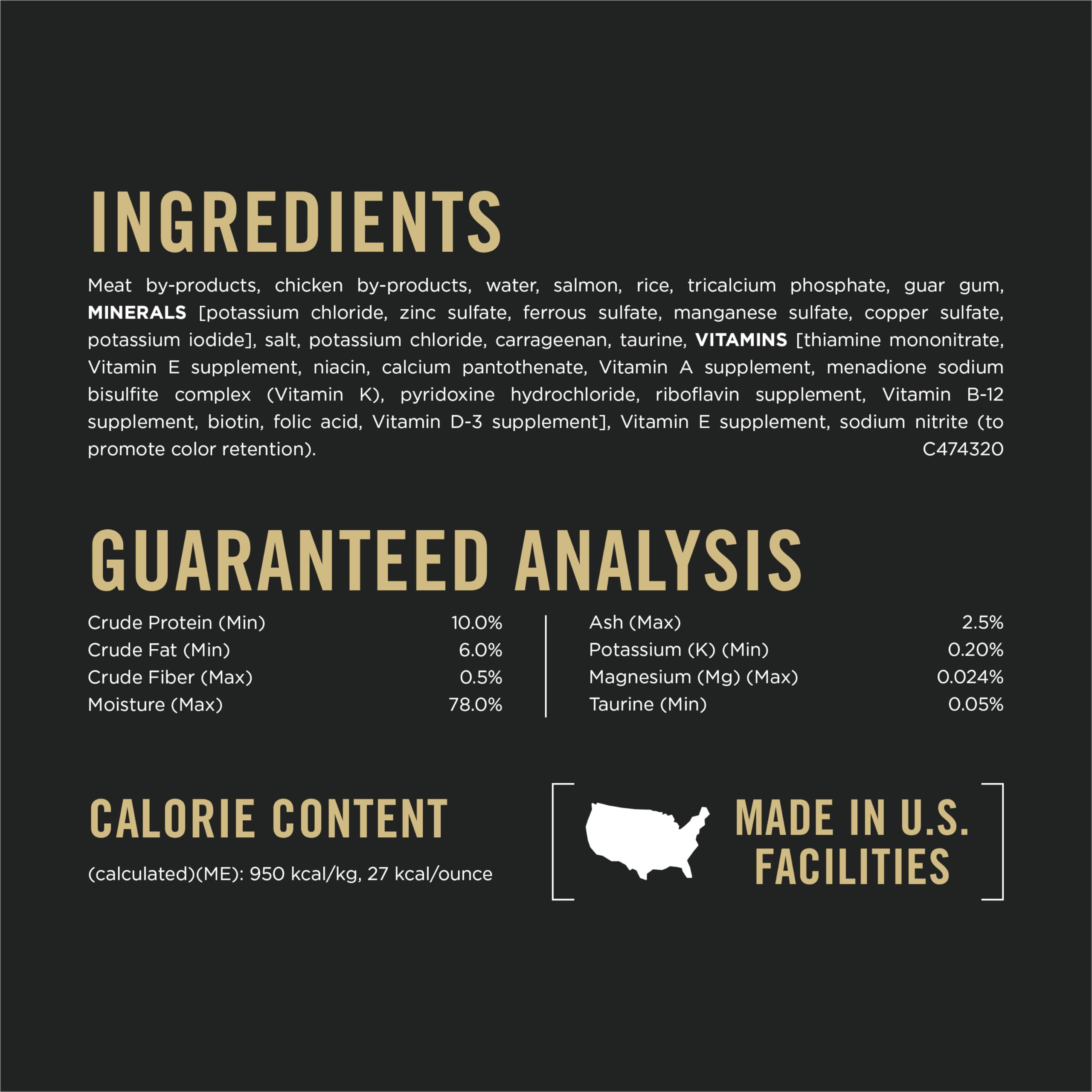 Purina Pro Plan Salud Urinaria con Salmón: ingredientes clave en la fórmula.