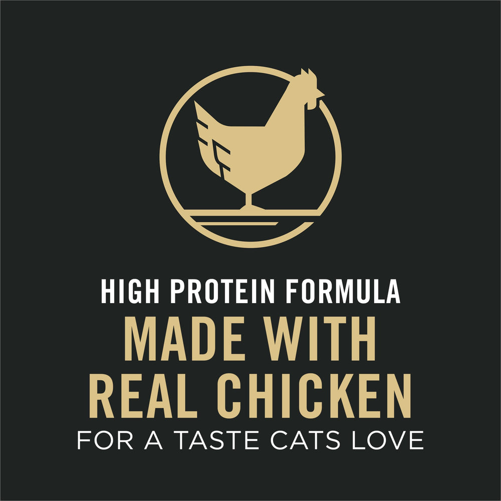 Purina Pro Plan Senior Gato Seco 7+ croquetas de textura agradable.