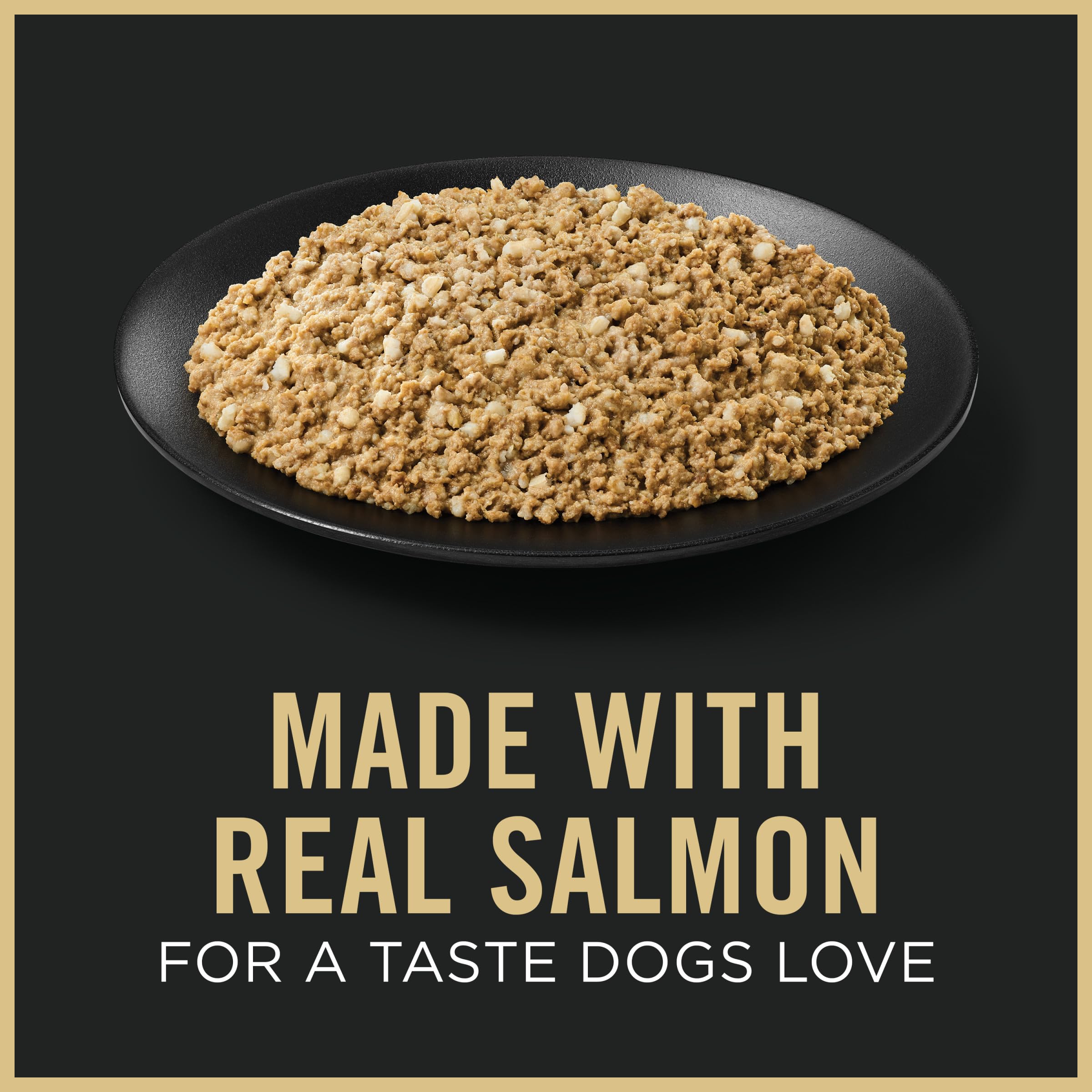 Purina Pro Plan Senior salmón y arroz, textura suave y sabor agradable.