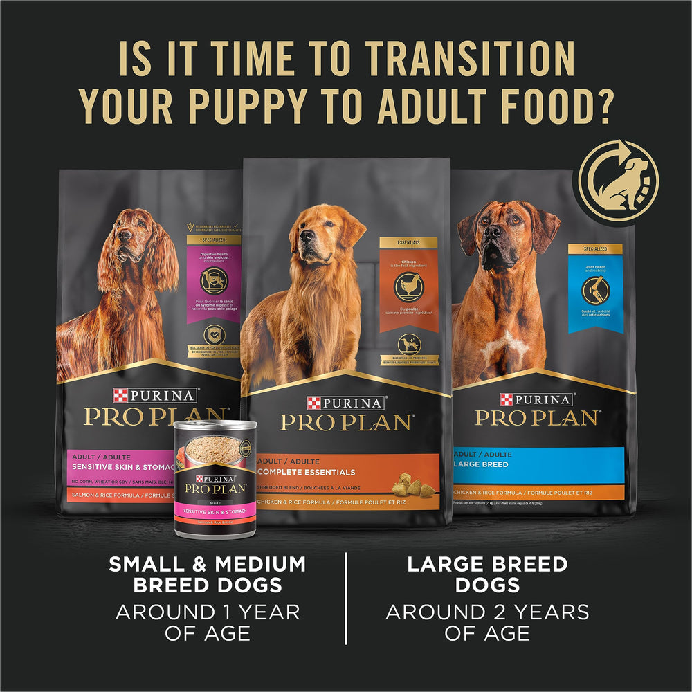 Purina Pro Plan sin colorantes ni sabores artificiales.