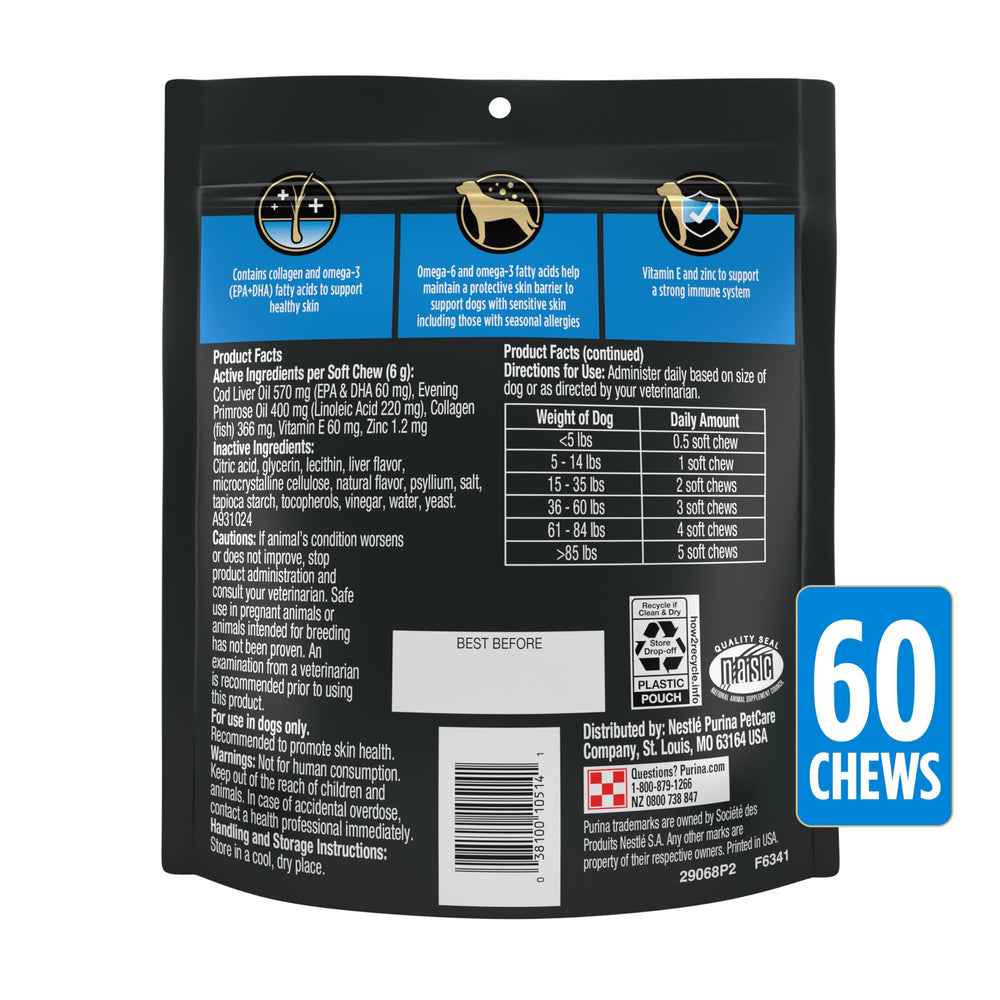 Purina Pro Plan Skin Care uso diario sencillo y práctico.