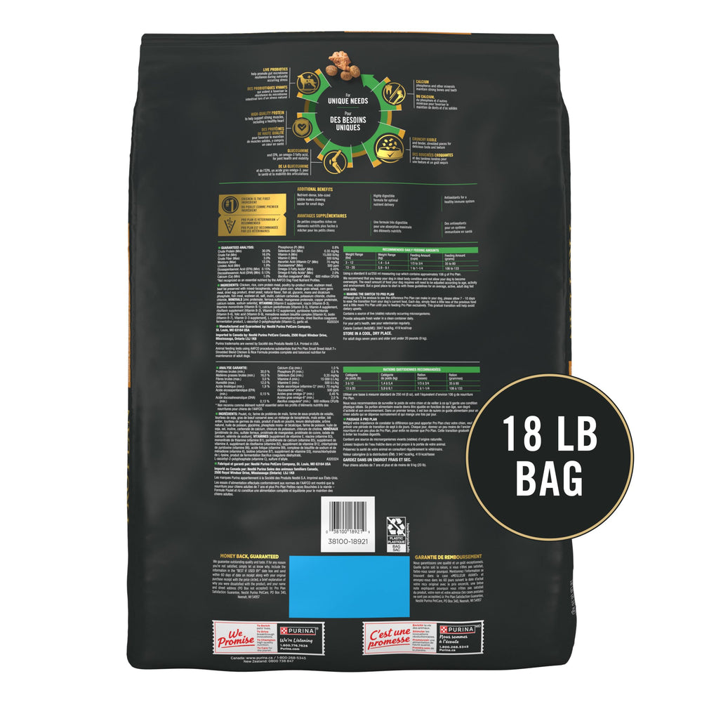 Purina Pro Plan Small Breed 7 Plus probióticos para digestión equilibrada