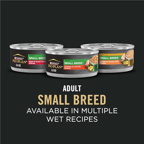 Purina Pro Plan Small Breed 7 Plus placer al comer para perros pequeños.