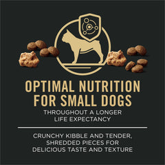 Purina Pro Plan para razas pequeñas: res como ingrediente principal.