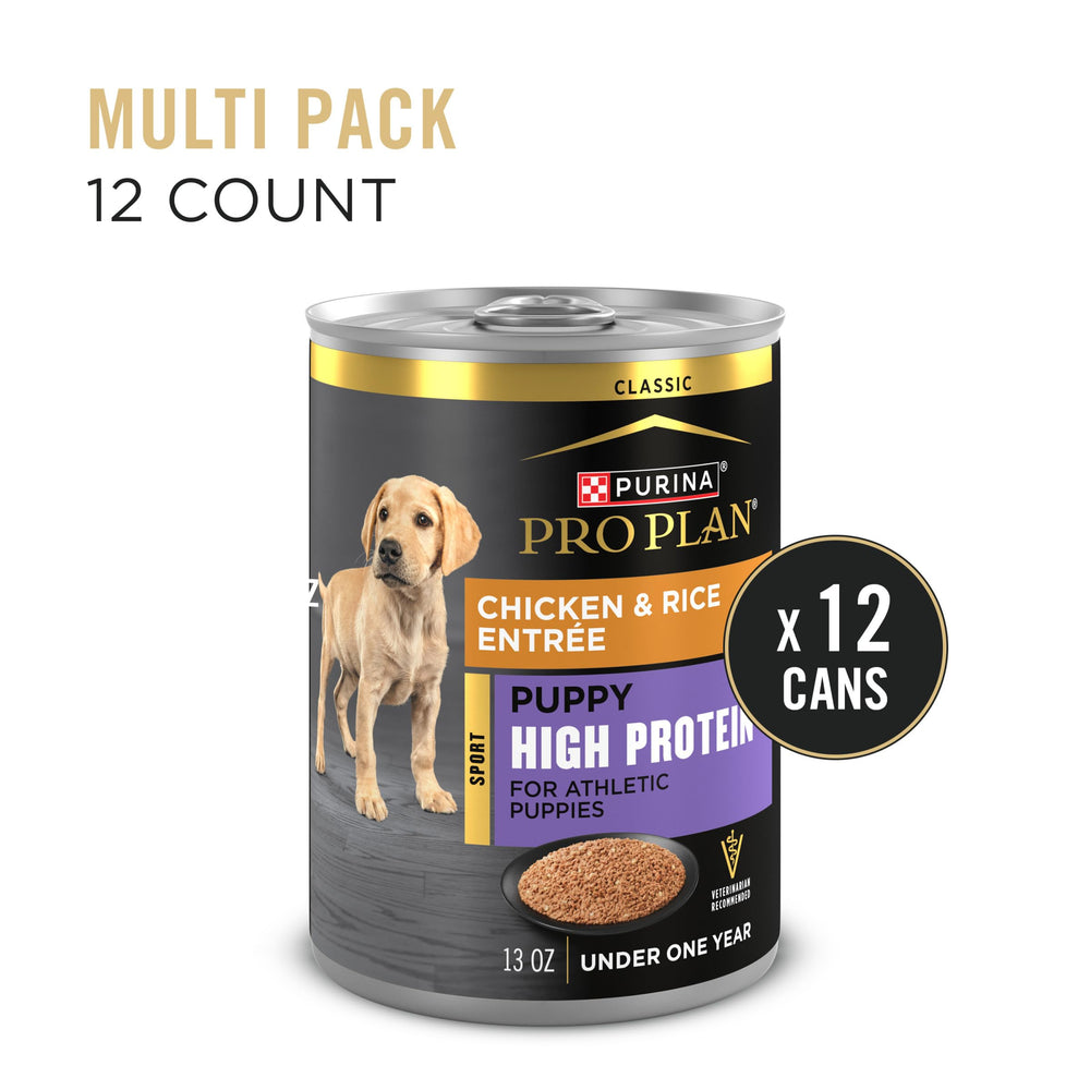 Purina Pro Plan Sport, alimento de alta proteína para cachorros, ayuda a apoyar músculo en crecimiento.