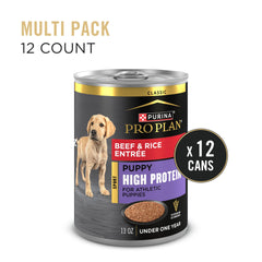 Purina Pro Plan Sport, etiqueta de empaque con información nutricional para cachorros