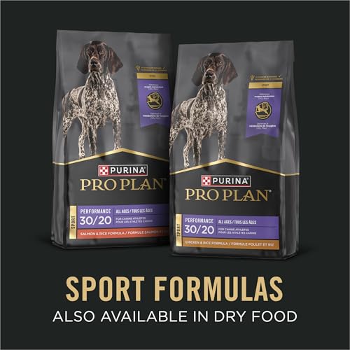 Purina Pro Plan Sport, lata de res y bison, nutrición completa para perros adultos.
