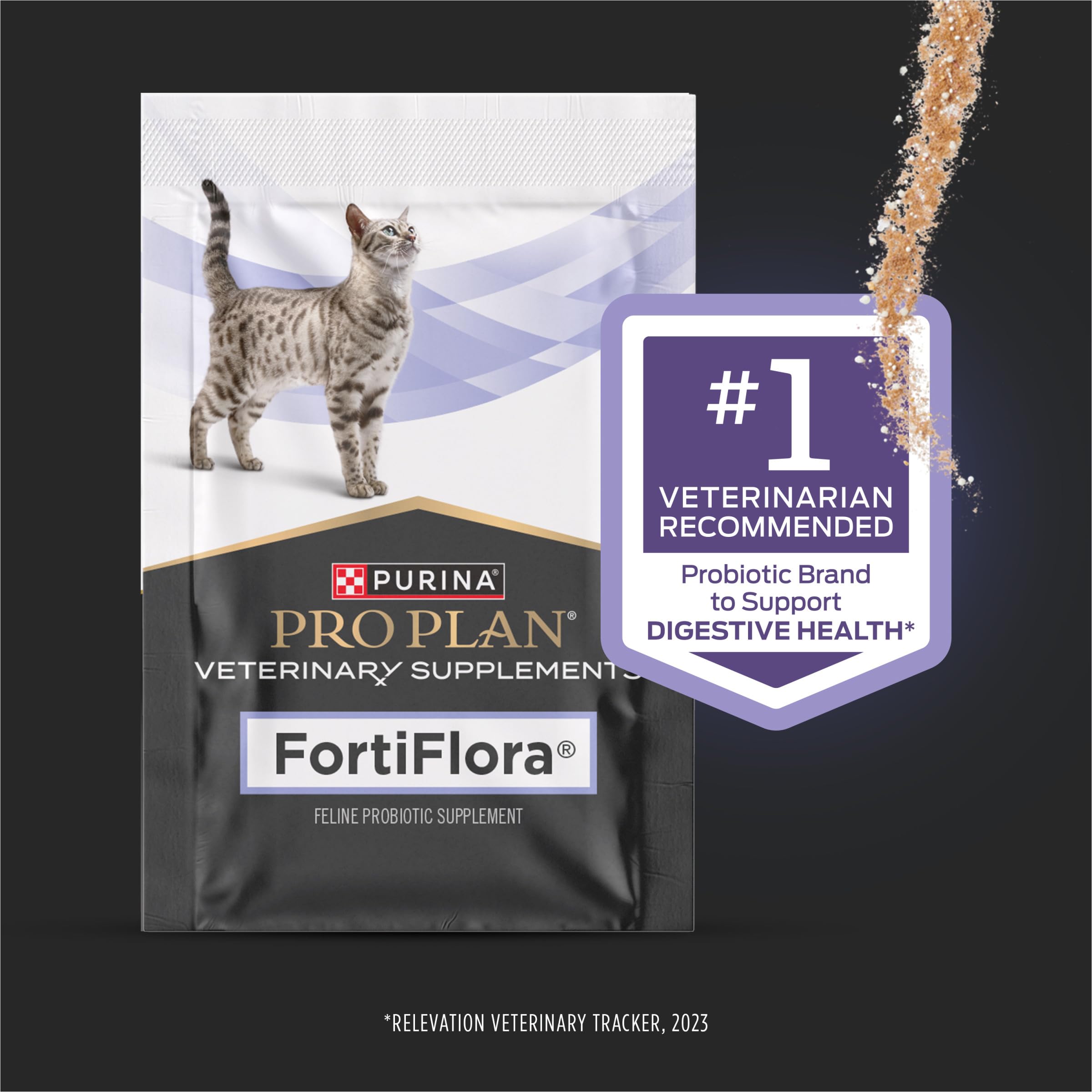 Fortiflora-sobres: mezcla fácil en la comida diaria para gatos