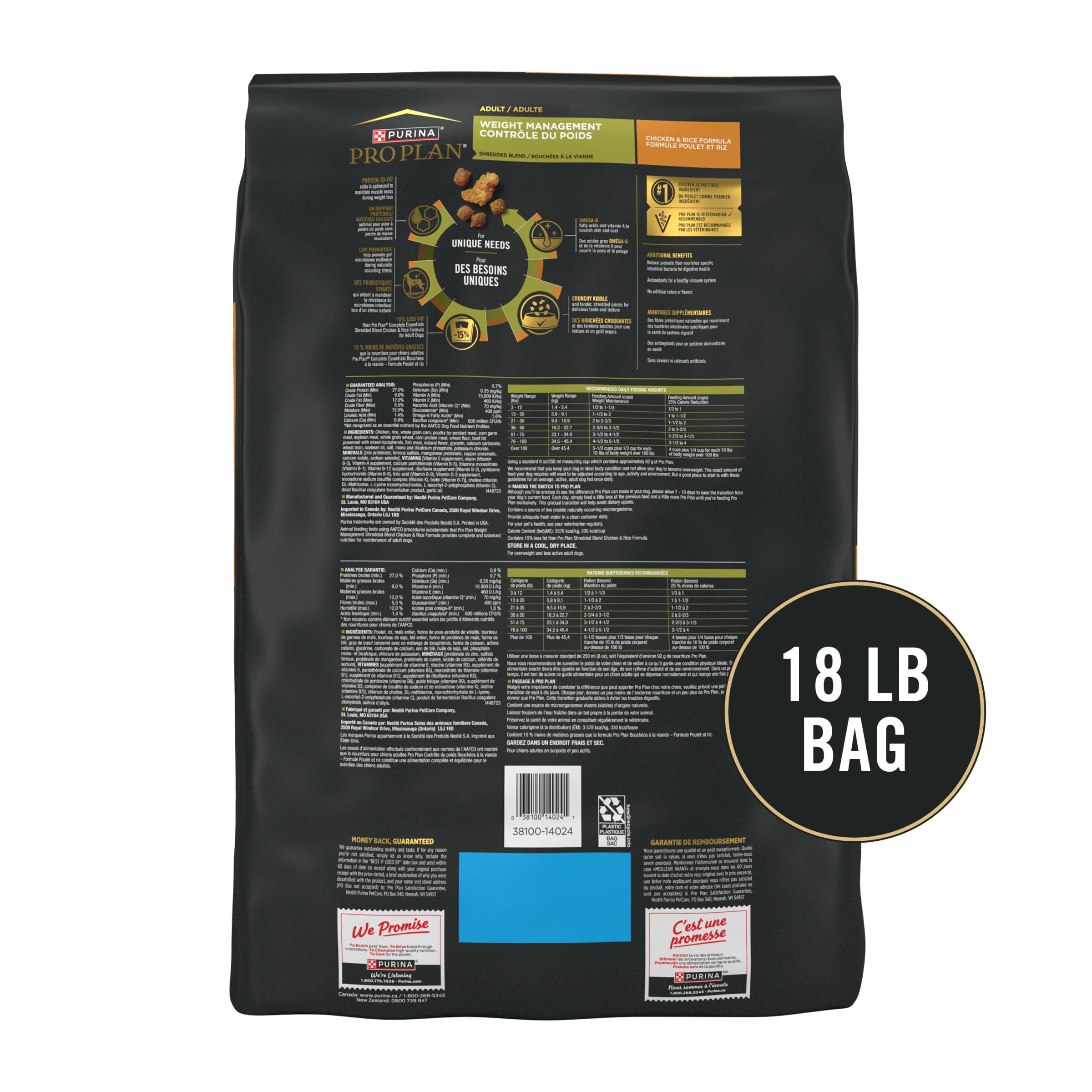 Purina Pro Plan textura mixta crujiente y trozos suaves para perros