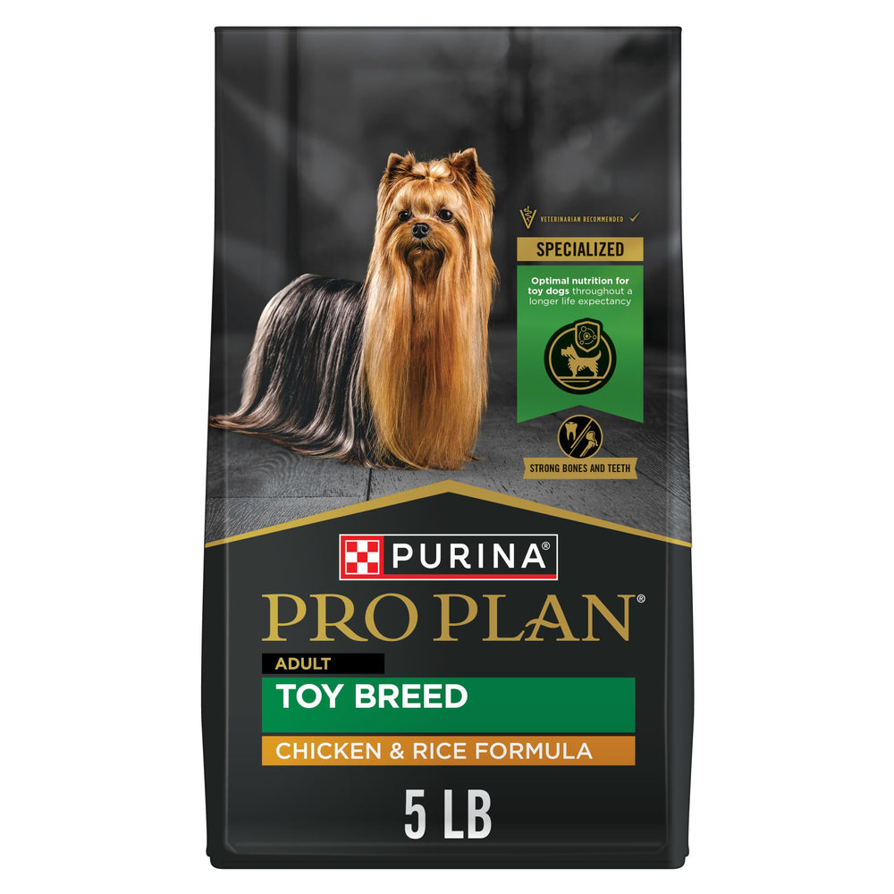 Purina Pro Plan Toy Breed con pollo y arroz, bolsa de 5 libras
