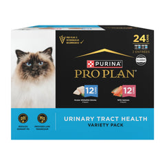Purina Pro Plan paté para gato pez blanco del océano, sabor que favorece la salud urinaria.