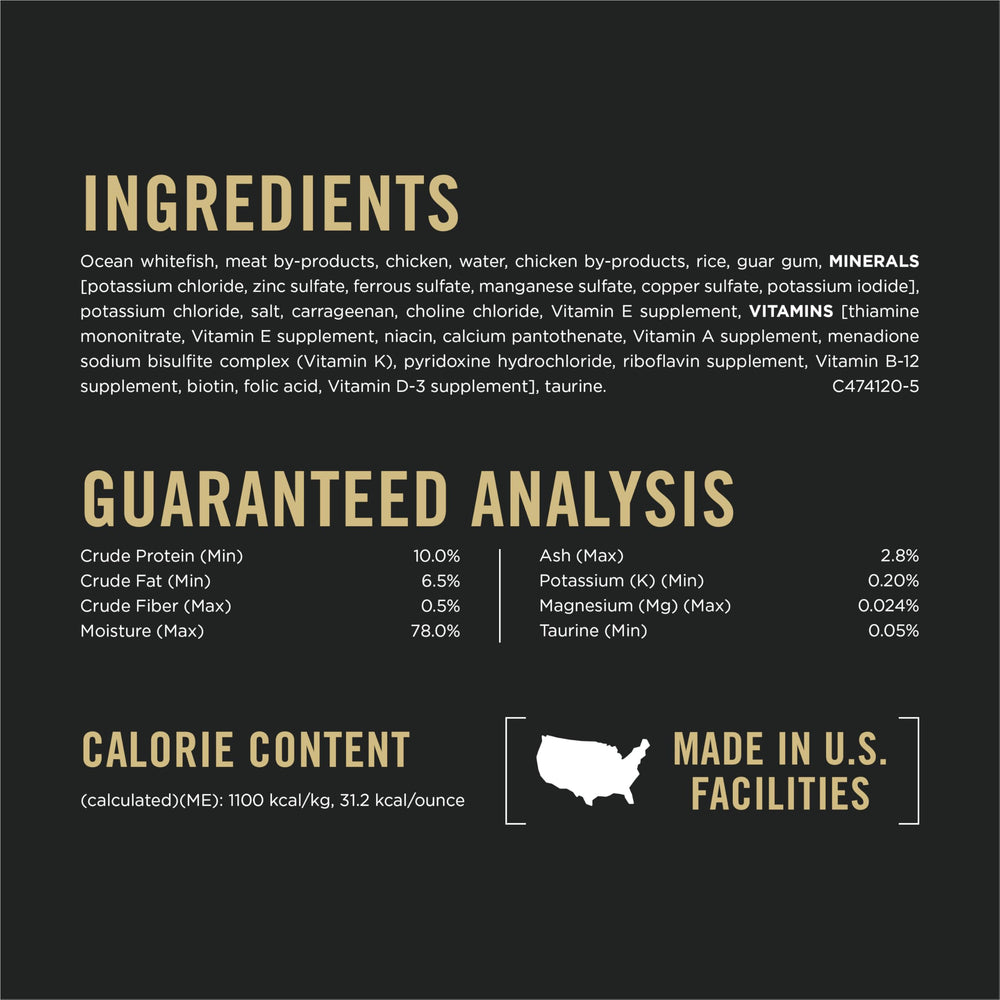 Purina Pro Plan Urinary Tract Pate, servir en plato para la comida diaria.