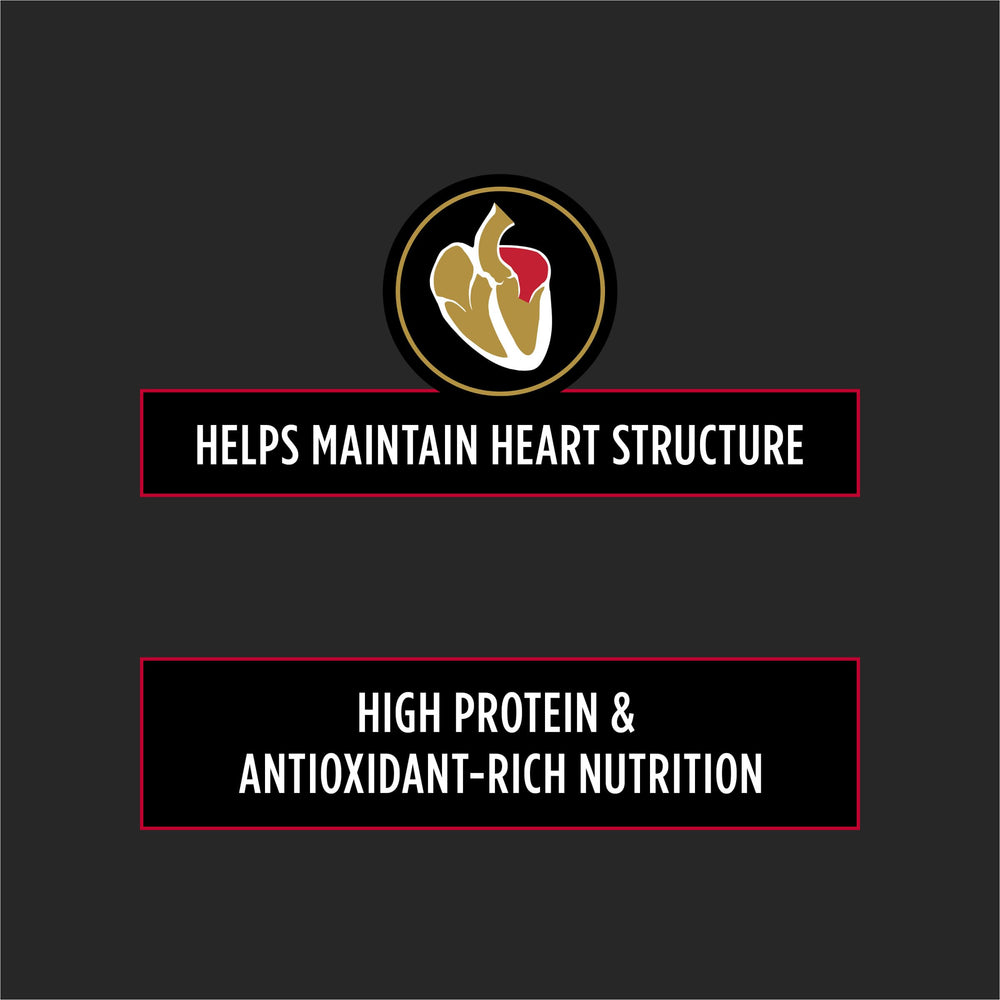 Purina Pro Plan Veterinary Diets CardioCare: vitaminas A y E para apoyo inmunológico.