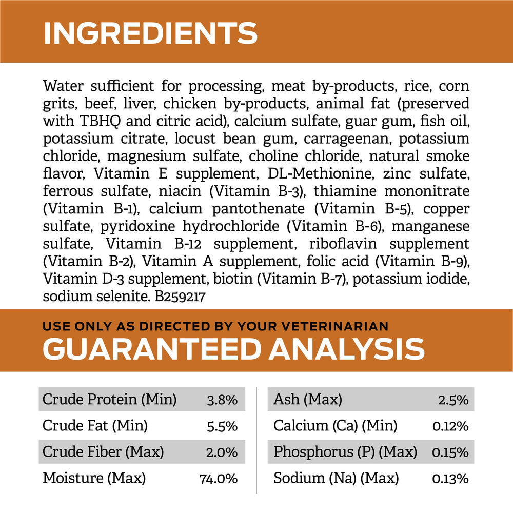 Purina Pro Plan NF Función Renal, alimento húmedo, apoyo potencial a la salud renal.