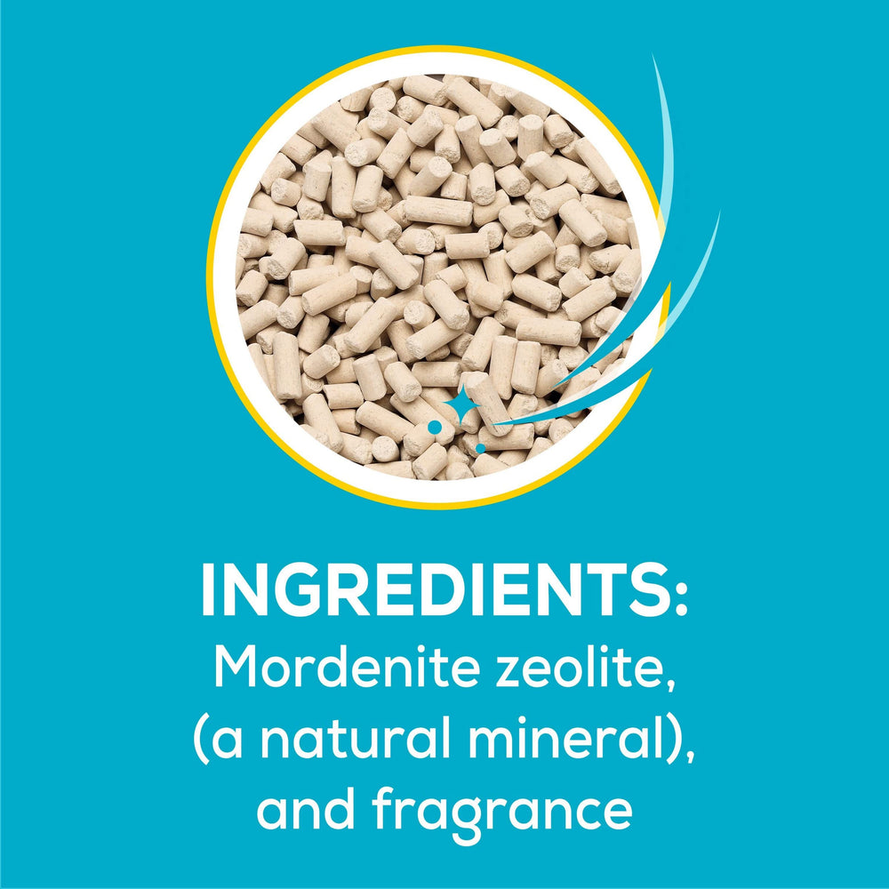 Purina Tidy Cats Breeze Pellets, rendimiento mensual con una sola bolsa.