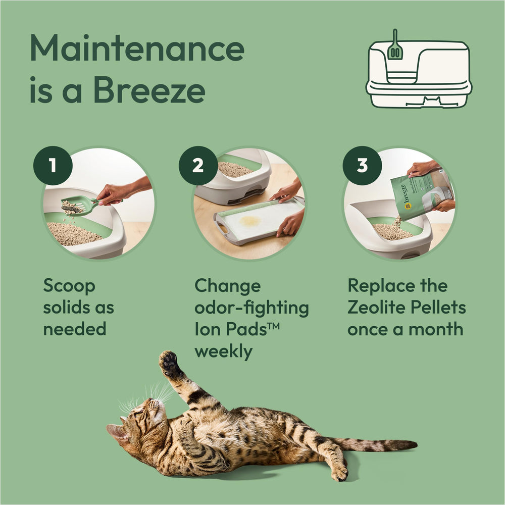 Purina Tidy Cats Breeze XL, pala incluida para una limpieza rápida.