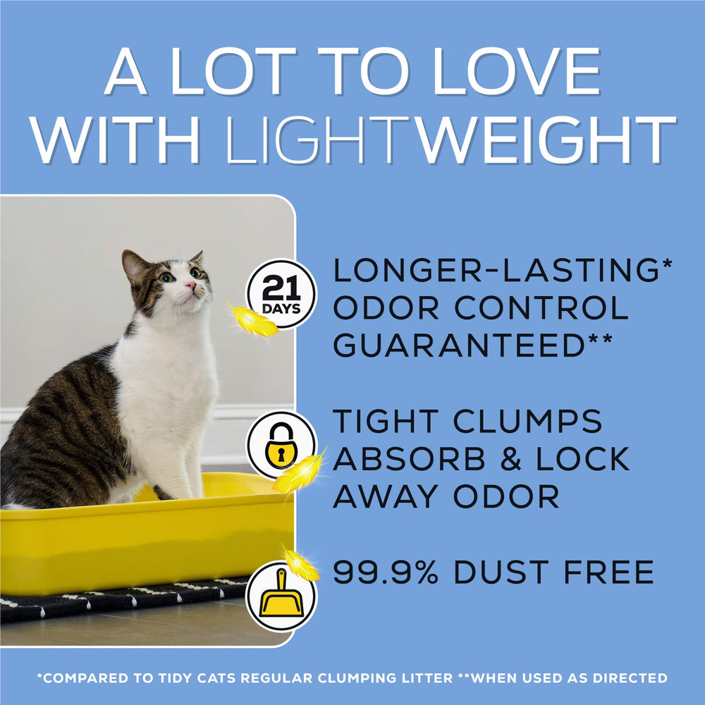 Purina Tidy Cats: grumos fuertes que facilitan la recogida.