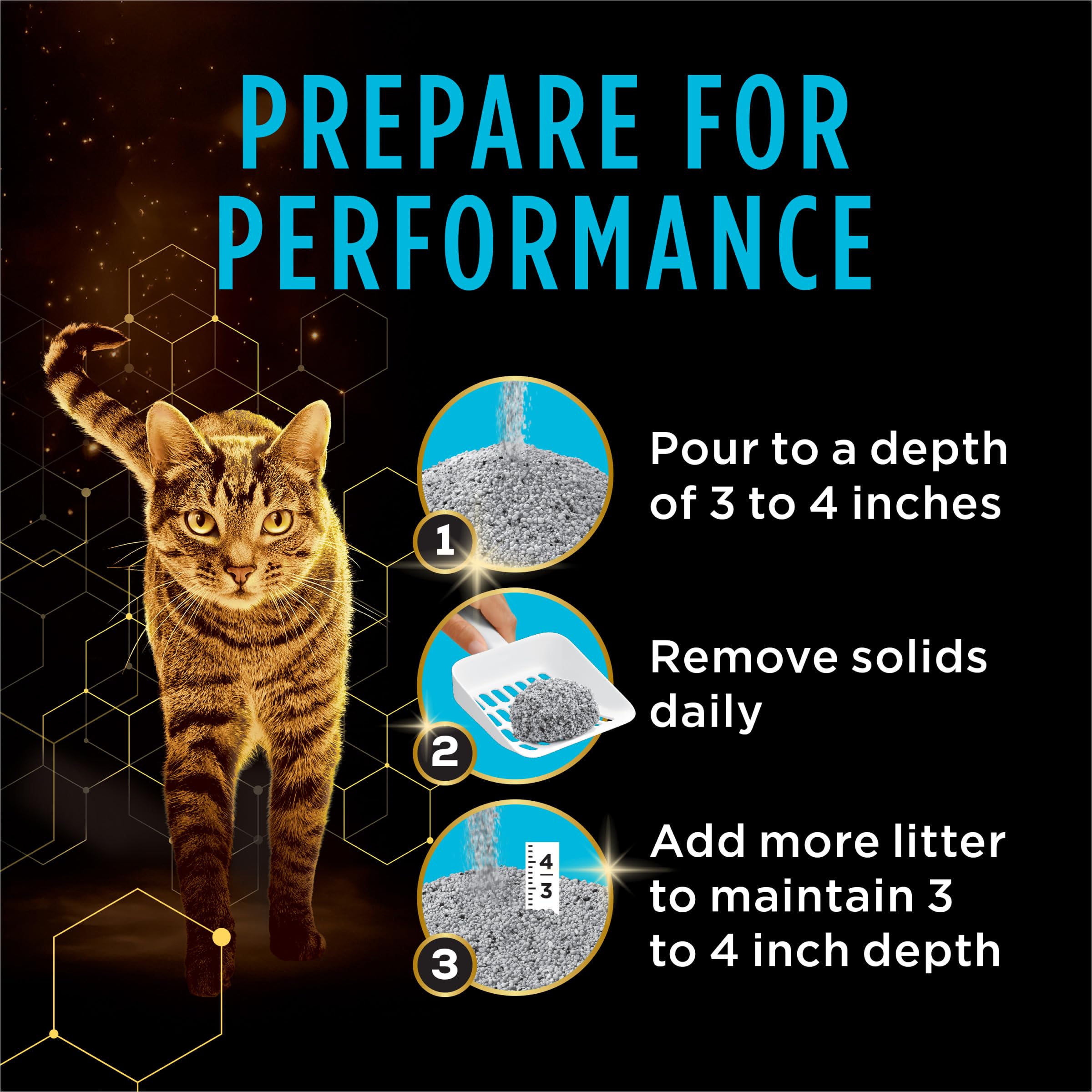 Purina Tidy Cats Performance Plus Power Clump, ideal para hogares con varios gatos.