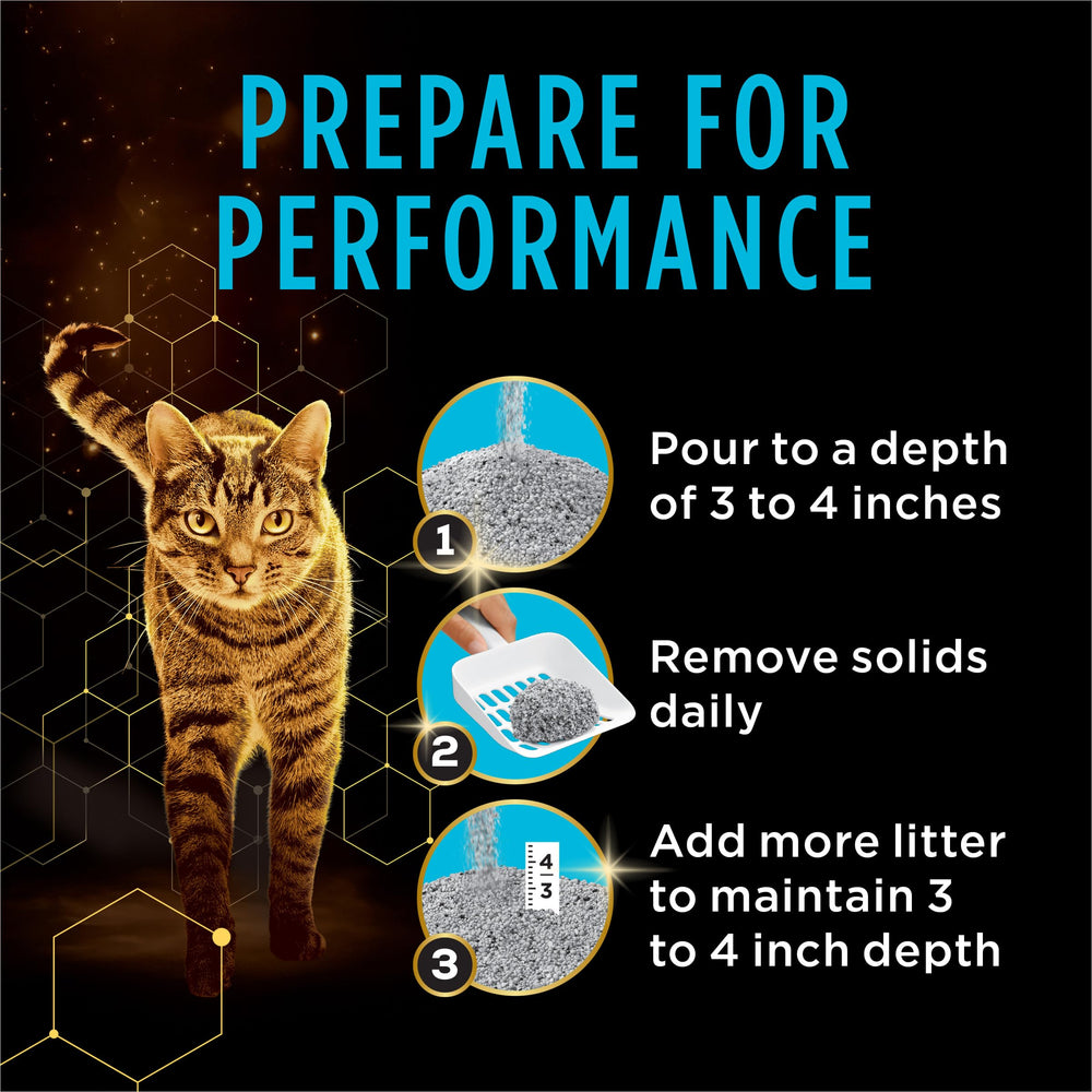 Purina Tidy Cats Performance Plus Power Clump, ideal para hogares con varios gatos.