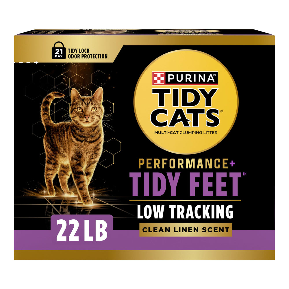 Purina Tidy Cats Performance Plus Tidy Feet, caja de 22 lb lista para uso diario