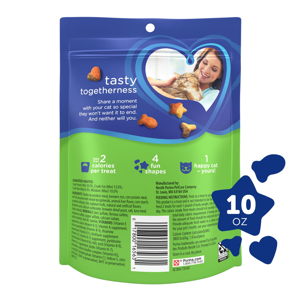 Purina Whisker Lickin's: paquete de 4 bolsas de 10oz para fácil dispensación.