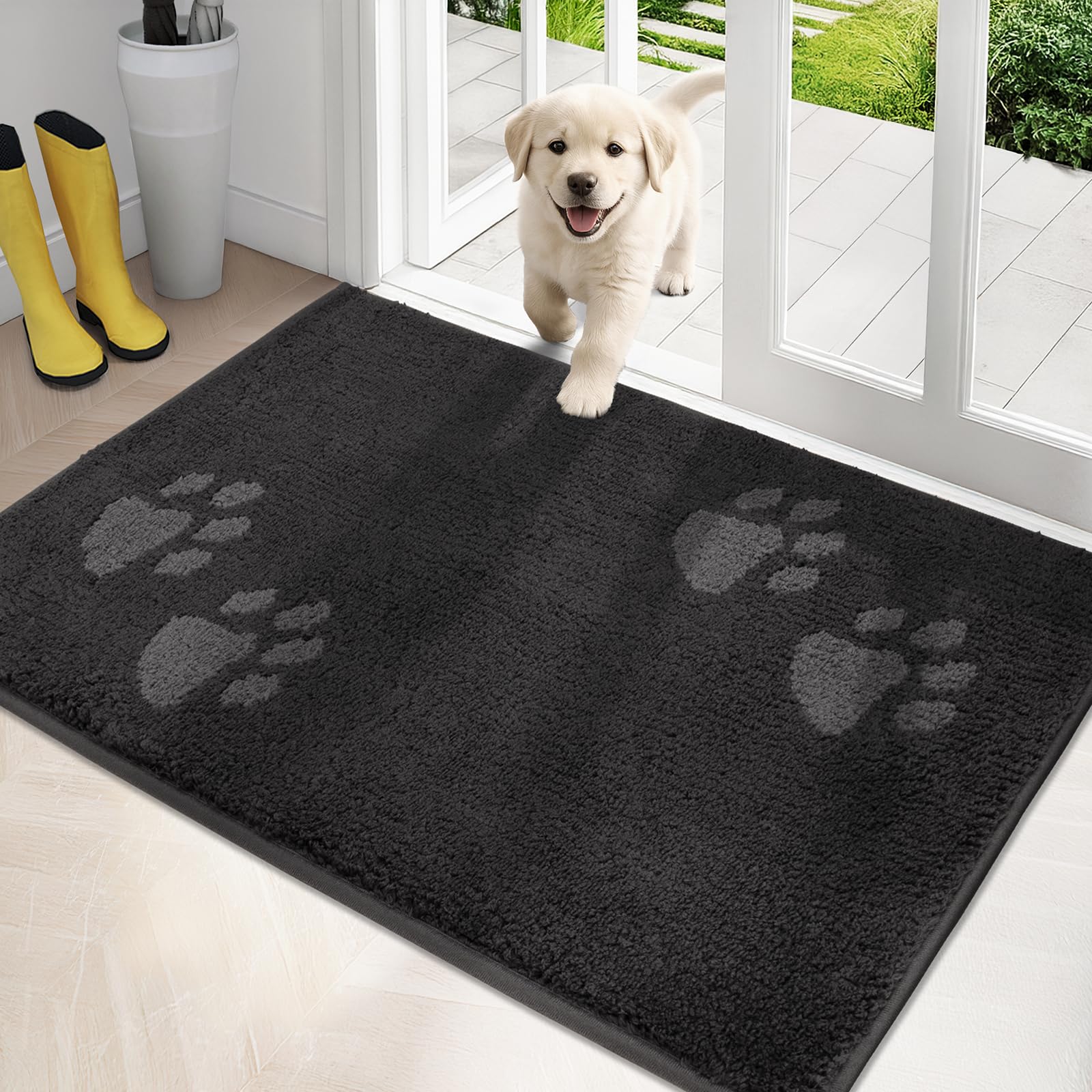 PURRUGS alfombra-entrada-absorbente captura agua y suciedad para vestíbulo seco
