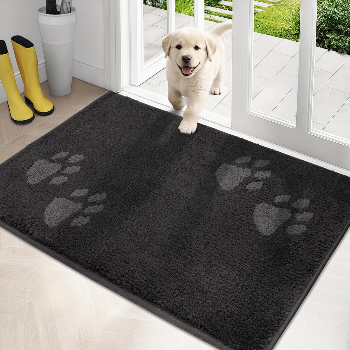 PURRUGS alfombra-entrada-absorbente captura agua y suciedad para vestíbulo seco