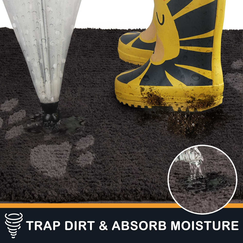PURRUGS alfombra-entrada-lavable-maquina se limpia fácilmente con lavado en frío