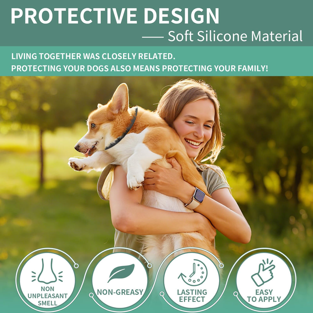 Collar impermeable para perros, Puyrzoe apto para exterior.