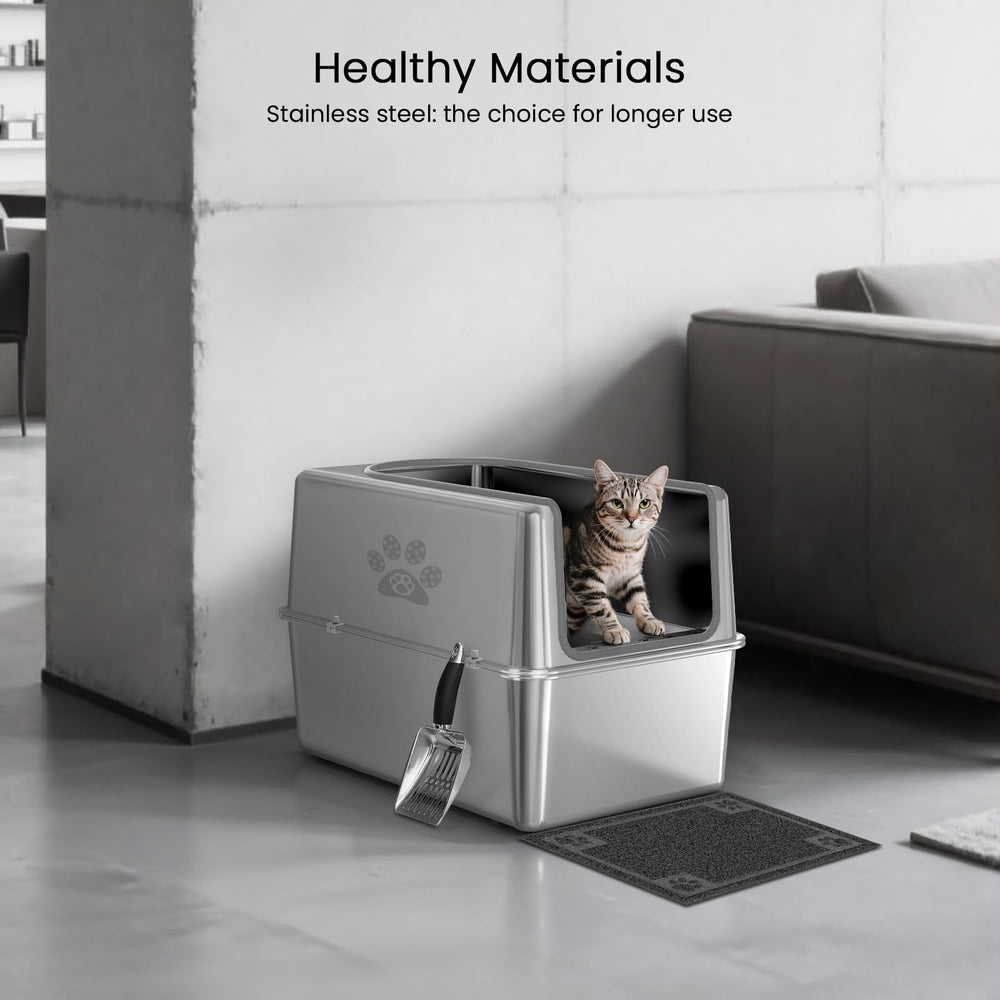PWTAA caja XL para dos gatos, espacio amplio para confort