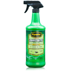 Pyranha Zero-Bite: etiqueta clara en la botella para protección natural al exterior.