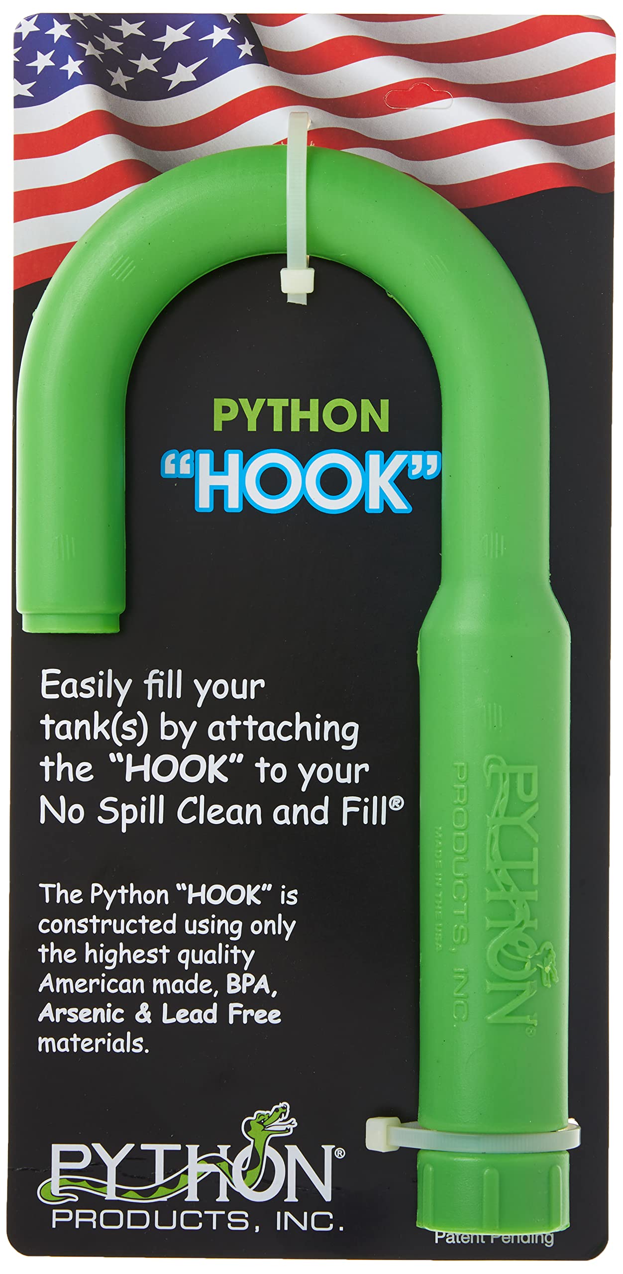 Gancho Python para acuario permite rellenar sin derrames con manos libres