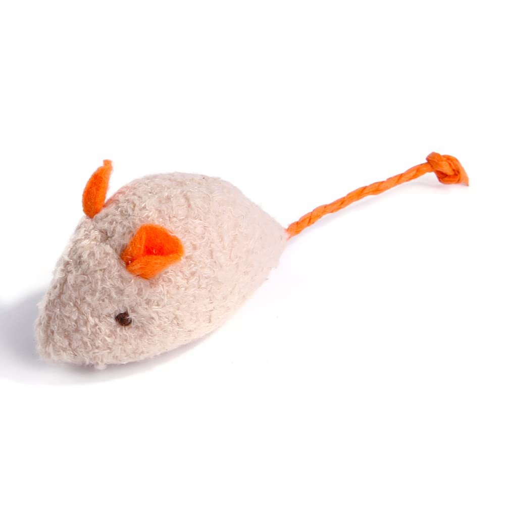 Q.Y.HOME pack de 3 ratones peluche para varios gatos en casa.