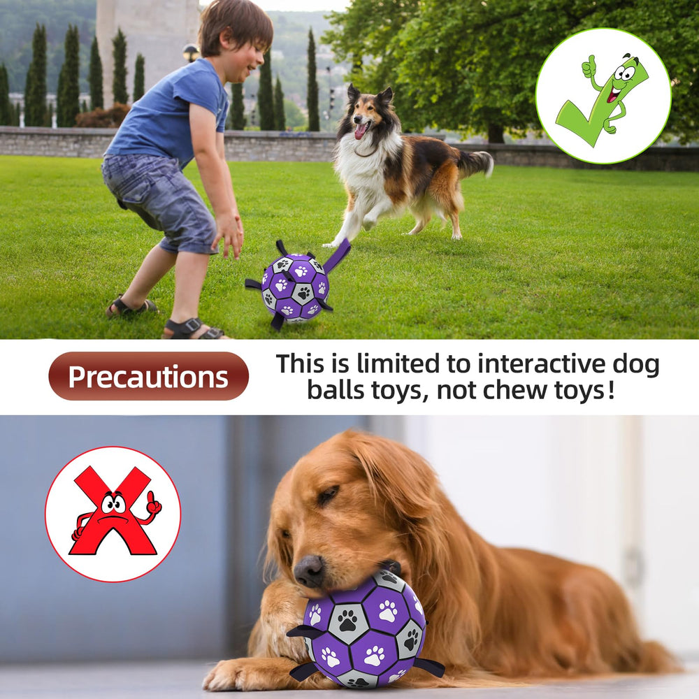 QDAN bola duradera para perros grandes, con rebote impredecible