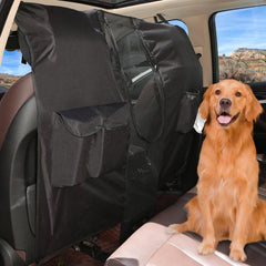 Barrera de red Q-DDOIT para perro en el coche delantero, evita distracciones al conducir.