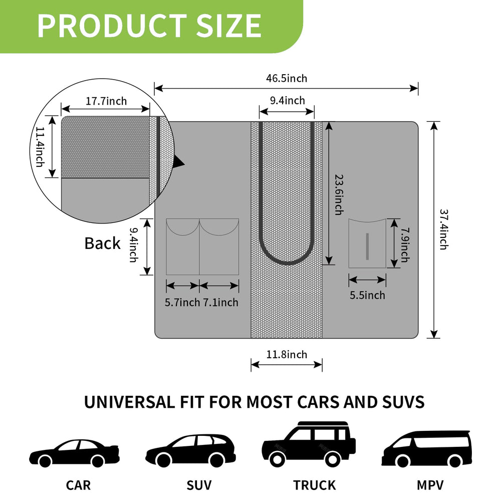 Compatibilidad con la mayoría de vehículos SUV mediante ajuste flexible.