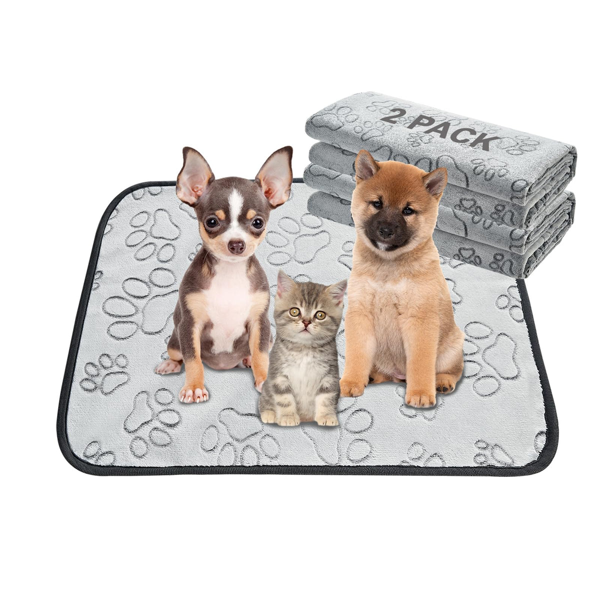 Almohadillas reutilizables para cachorros de Qeils, uso diario cómodo y duradero.