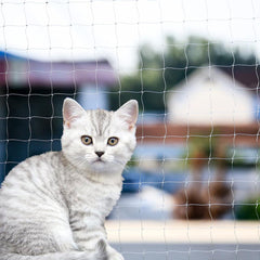 Qesonoo Balcon Gatos Anticaida Transparente: seguridad para jugar en altura.