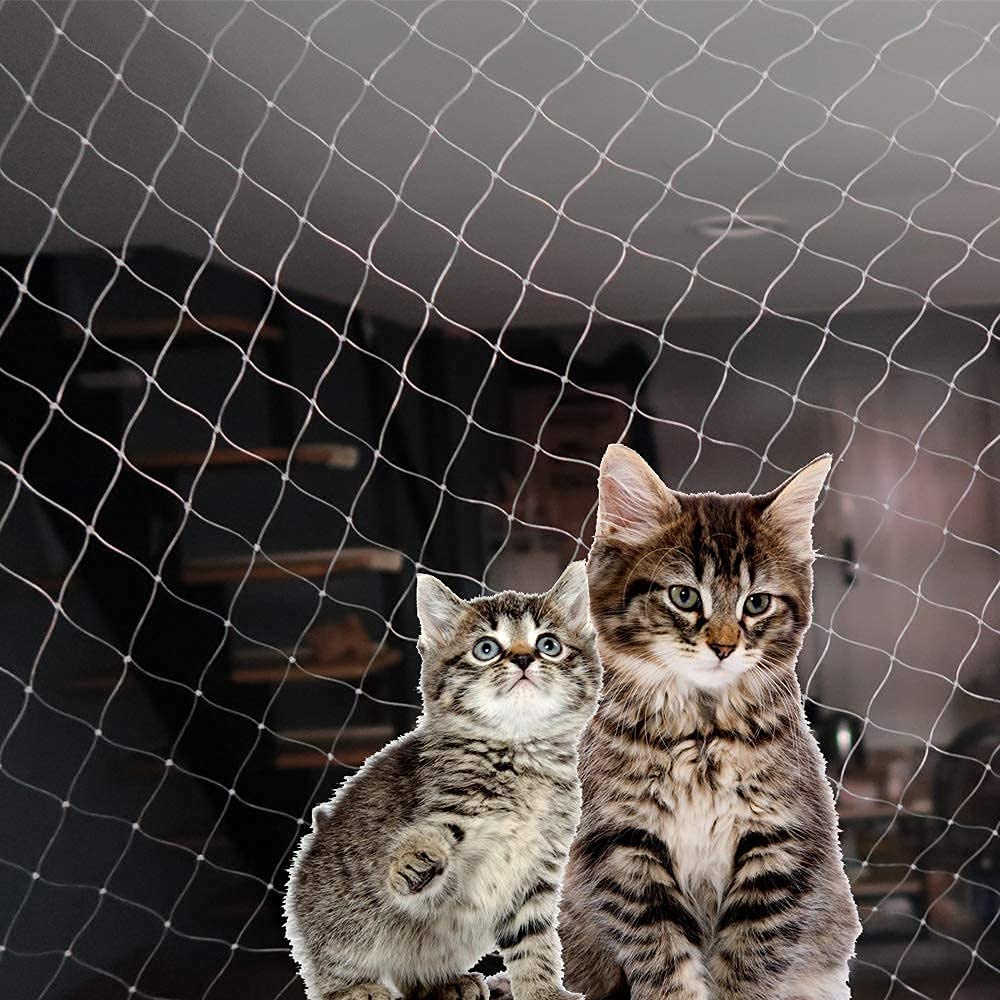 Qesonoo Net Nylon Balcon Gatos: durabilidad y seguridad para tu mascota.