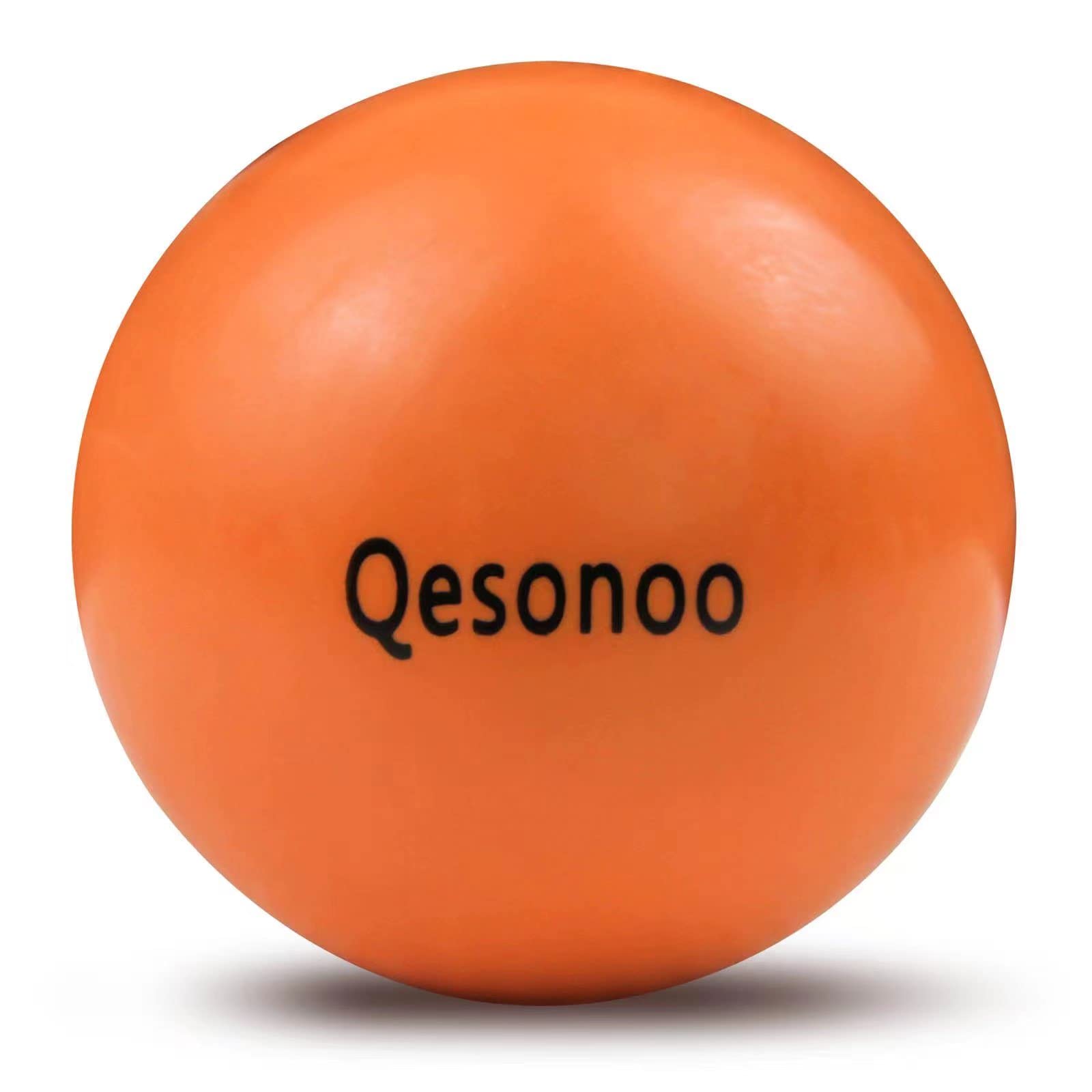 Qesonoo pelota-indestructible para perros, ideal para masticación intensa y juego activo.