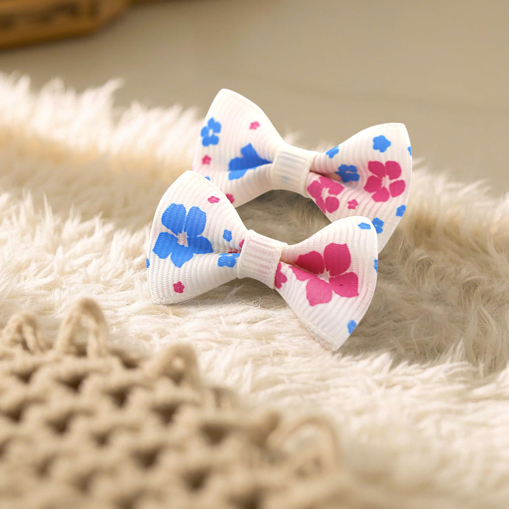 Lazo para pelo QingHan en violeta para perrito, ideal para eventos.