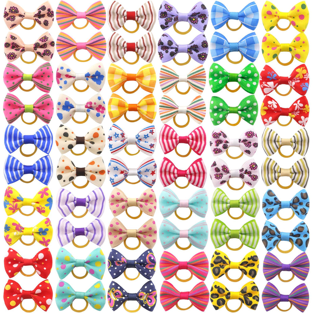 Lazos QingHan para regalo a tu mascota, colores variados y uso diario.