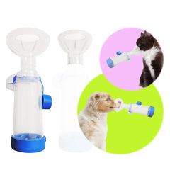 QMARK espaciador para mascotas con máscara para perros pequeños.