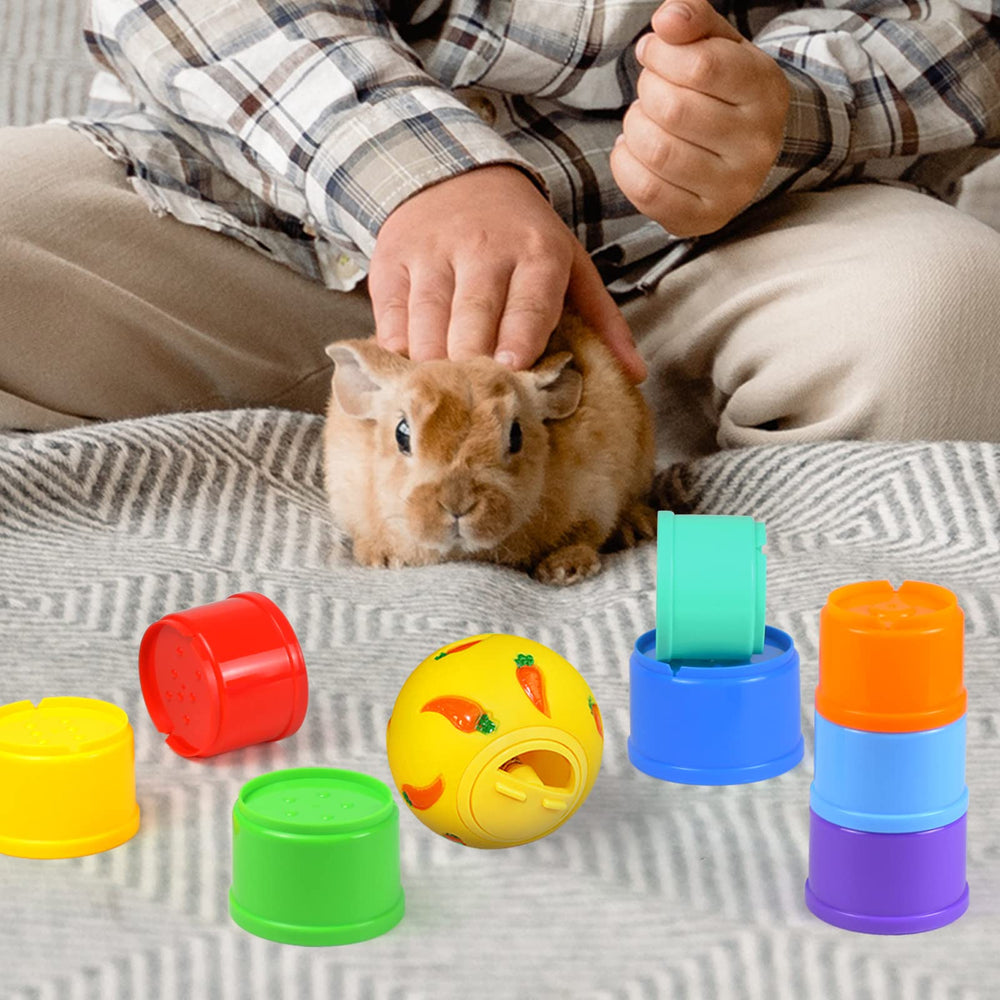 QTYWACYQ conjunto cubos comida: fomenta exploración y juego
