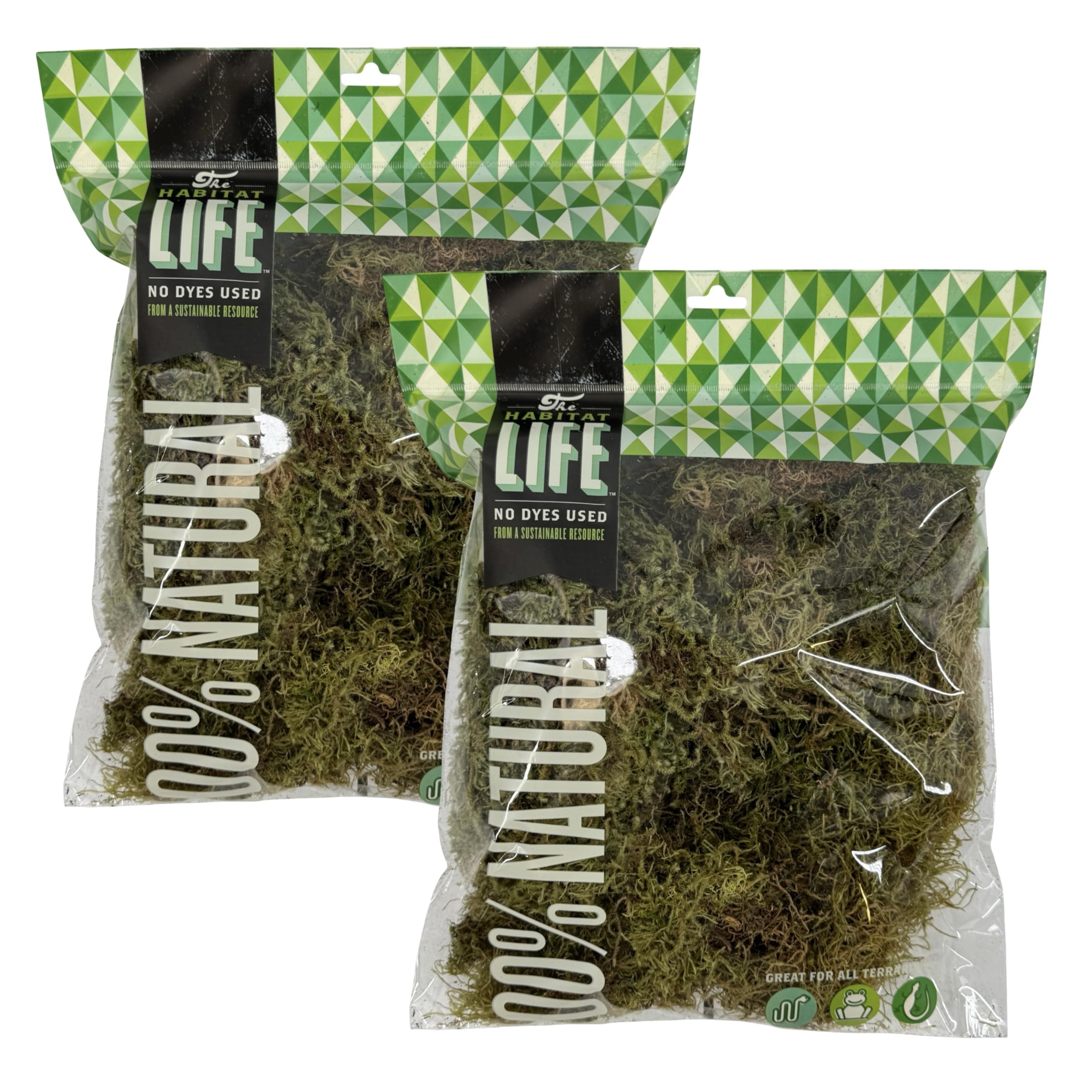 Quality Growers Habitat Life: musgo natural que favorece el ambiente del terrario.
